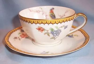 Buy 4 Haviland Limoge EDEN Porcelain Place Set Coffee Tea Flat CUP SAUCER Dish Blois • 56.58£