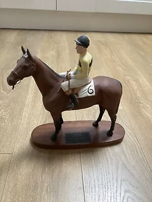 Buy Beswick Horse Racehorse Arkle Jockey Pat Taafe Connoisseur Model • 225£