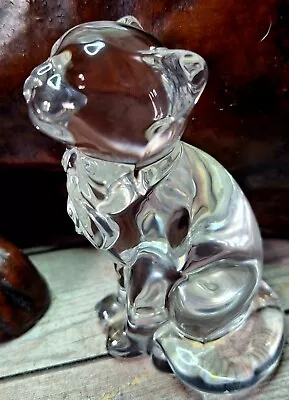 Buy Sweet Little British Lenox Crystal Glass Cat Pussy Animal. • 7.50£