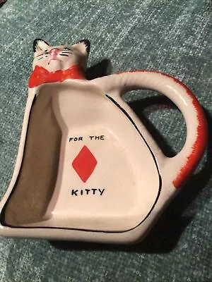 Buy Art Deco Kensington Ware Bowl ‘ Something For The Kitty’  • 10£