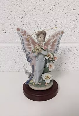 Buy Lladro Floral Fantasy Porcelain Figurine Fairy Faire 1992-95 5854 N-6 G  • 20.99£