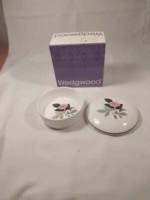 Buy Wedgwood Round Trinket Box. Hathaway Rose. Bone China • 8.50£