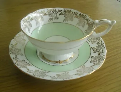 Buy Vintage Staffordshire Bone China Tea Cup & Saucer • 4£