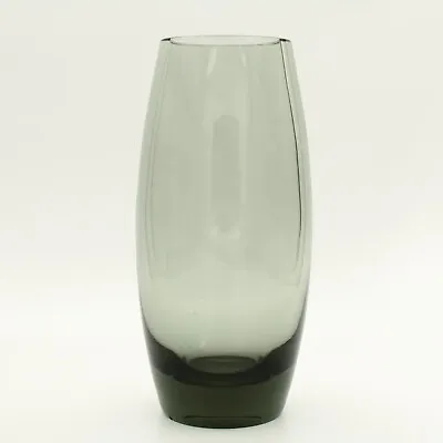 Buy Vintage Holmegaard Smokey Glass Large Vase Mid Century By Per Lutken • 40£