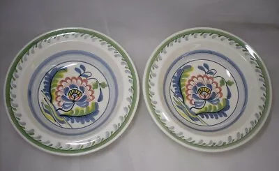 Buy Pair Of Vintage Bristol Pottery Old Bristol Delft Pattern Bowls (6.5  Diam) • 12.99£