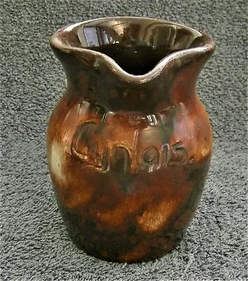 Buy Y267) Vintage Ewenny Pottery Wales Marked Cynlais Small Brown Jug 4 Inches  • 4.99£