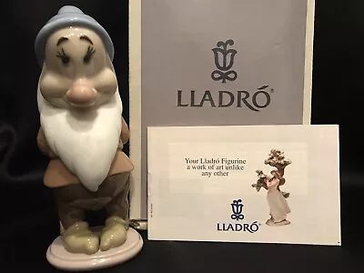 Buy Lladro  Bashful Dwarf  Disney Snow White And Seven Dwarfs (7536 Mint In Box) • 236.88£