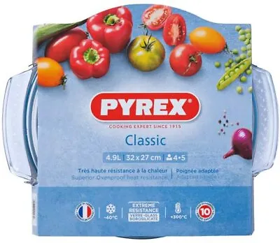 Buy Pyrex Glass Round Classic Casserole Dish- EASY GRIP • 17.17£