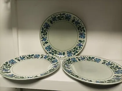 Buy Vintage MIDWINTER CAPRICE PATTERN Large Dinner Plates. By JESSIE TAIT X 3 • 29.95£