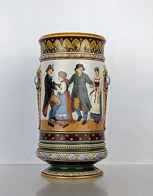 Buy Antique German Villeroy & Boch Mettlach Ceramic Vase Shape 1594 Art Nouveau • 89.95£