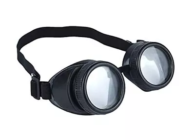 Buy Steampunk Pilot Goggles Aviator WW2 Costume Glasses Minion Biggles Fancy Dress • 7.50£