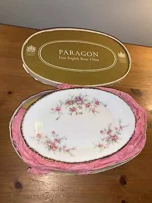 Buy Vintage Paragon Victoriana Rose Regal Plate  Tray 1981-90 8.5 X 5.5ins Boxed VGC • 12£