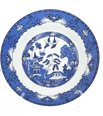 Buy Royal Norfolk 27cm Plate Blue White Willow Pattern Vintage Replacement 1960s • 3.99£