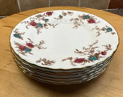 Buy Set Of 6 Minton Ancestral 6¼  Tea Plates.  Pre-owned But In Perfect Condition. • 18£