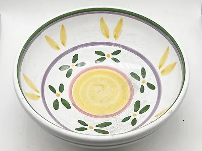 Buy Vintage Painted Salou Fruit Bowl Pottery Clay Serving Dish • 18.99£
