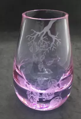Buy Caithness Lilac Glass Vase Falling Leaves • 10£