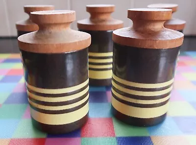 Buy Hornsea Pottery Roundalay Spice/ Herb Jars - Please Read Description • 6£