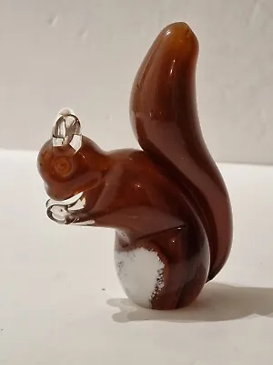 Buy Langham Glass House England Brown Squirrel Figurine  Art Glass 5  • 63£