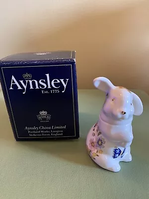 Buy Aynsley, Cottage Garden, Fine Bone China, Rabbit, Boxed. Animal Figurine. • 9.99£