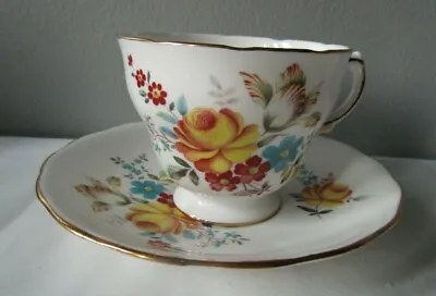 Buy Vintage Queen Anne Bone China Floral Tea Cup & Saucer Made In England #8300 • 12.30£