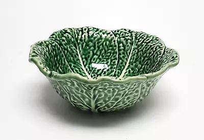 Buy Bordallo Pinheiro Green Cabbage Leaf Bowl Portugal 6 Inches By 2.25 Inches EUC • 23.02£