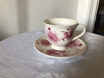 Buy Laura Ashley Home Bone China Tea Cup And Saucer Floral Peony Pink • 10.95£