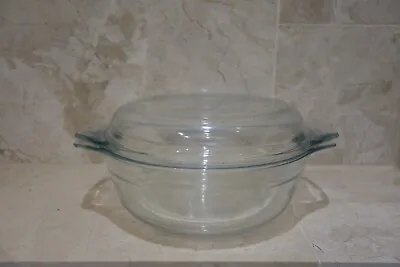 Buy Pyrex Glass Casserole Dish With Lid 22cm Handle Slightly Damaged • 6.99£