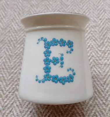 Buy Goss Crested China Christening Mug Letter E In Forget- Me- Nots • 9£