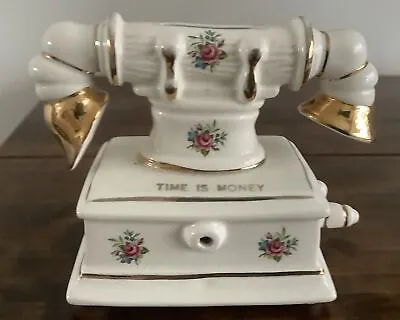 Buy VINTAGE ARTHUR WOOD Pottery Telephone Bank Rare Item Very Collectable Good Con • 10£