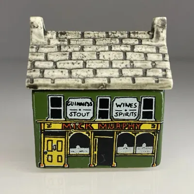 Buy Wade Mick Murphy Pub Bar Irish Miniature Village Building Figurine House Vtg 84 • 34.99£