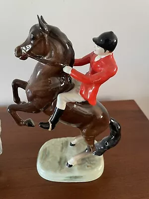 Buy Beswick Fox Huntsman Rider & Rearing Horse • 75.07£