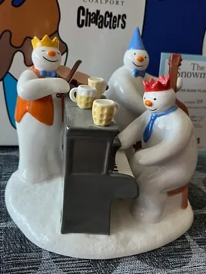 Buy Coalport Snowman Figure **the Band Plays On ** Ltd Edition 109/2000 • 73£