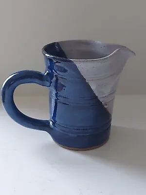 Buy Large Studio Pottery Jug Blue & Grey For Display Only • 10£
