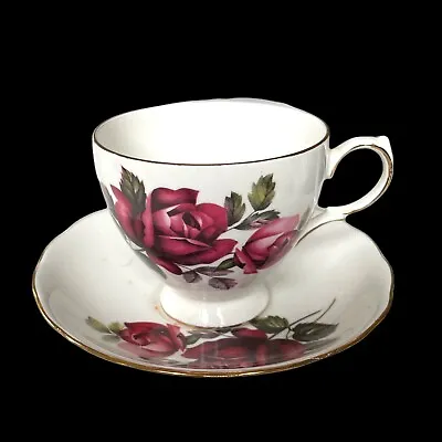Buy Vintage Ridgeway Potteries Queen Anne Fine Bone China Tea Cup & Saucer • 24.13£