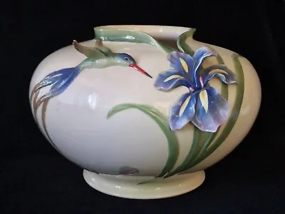 Buy Beautiful Large Franz Collection Round Vase  Longtail Hummingbird  FZ00128 • 400£