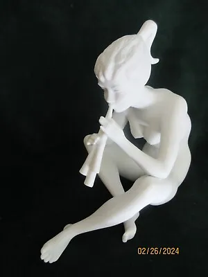 Buy KAISER West Germany Vintage Porcelain Figurine Nude Female With Pan Flute #385 • 43.23£