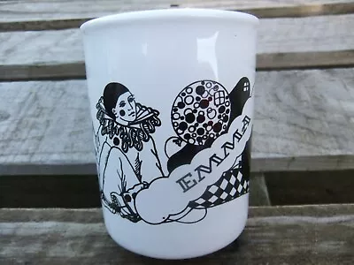 Buy Swanage Purbeck Ceramics Vintage Mug Emma / Pierrot Black & White (H9.5cms) • 16£