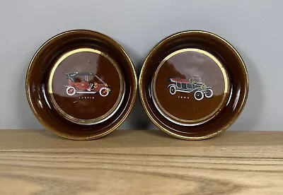 Buy Denby Stoneware Dishes X2 - Rare Items Featuring Ford & Austin Cars - 10.5cm Dia • 4.99£