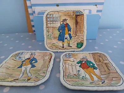 Buy Vintage 1930s Alfred Meakin Charles Dickens Character Plates (4) • 9.50£
