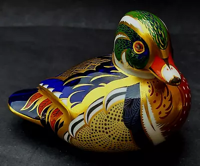 Buy Royal Crown Derby Carolina Duck Paperweight - Gold Stopper • 70£