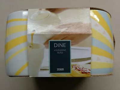 Buy New Sunshine Mugs, Set Of 4, BNIB, Tesco Dine • 5.25£