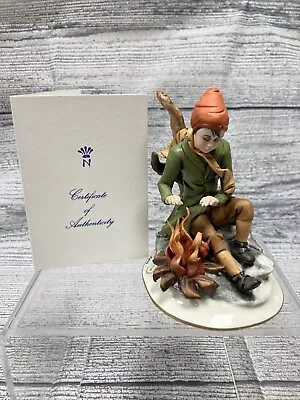 Buy Capodimonte Figurine Warm Up Winter With Certificate Minor Chip To Item • 9.99£