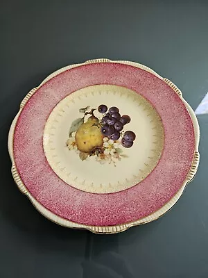 Buy Antique Burleigh Ware Dinner Plate Ornate Pear Design  Fine Gold Detail • 30£