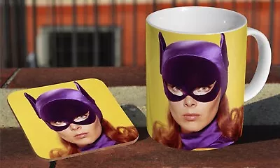 Buy Batgirl 1960s Awesome Colour - Coffee / Tea Mug + Matching Coaster • 8.49£