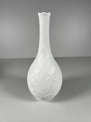 Buy Kaiser Vase White Rose Flower 21 Cm/8.25 In High Bisque Porcelain Vintage Art • 19.99£