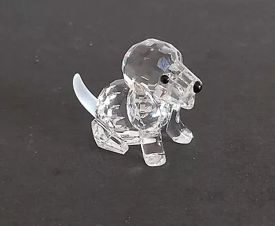 Buy Vintage Swarovski Crystal Glass Sitting Beagle Puppy, Unboxed, Retired • 19.99£