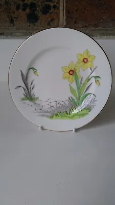 Buy Adderley Fine Bone China Narcissus/Daffodil Tea Plate In VGC • 5£