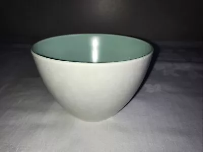 Buy Vintage Poole Pottery Twintone Ice Green Seagull Grey Sugar Bowl • 3.99£