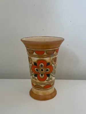 Buy Vintage Charlotte Rhead Crown Ducal Vase Floral Design • 30£