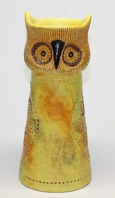 Buy Vintage Mcm Bitossi/aldo Londi Owl Pottery 10  Vase For Rosenthal-netter Italy • 197.12£